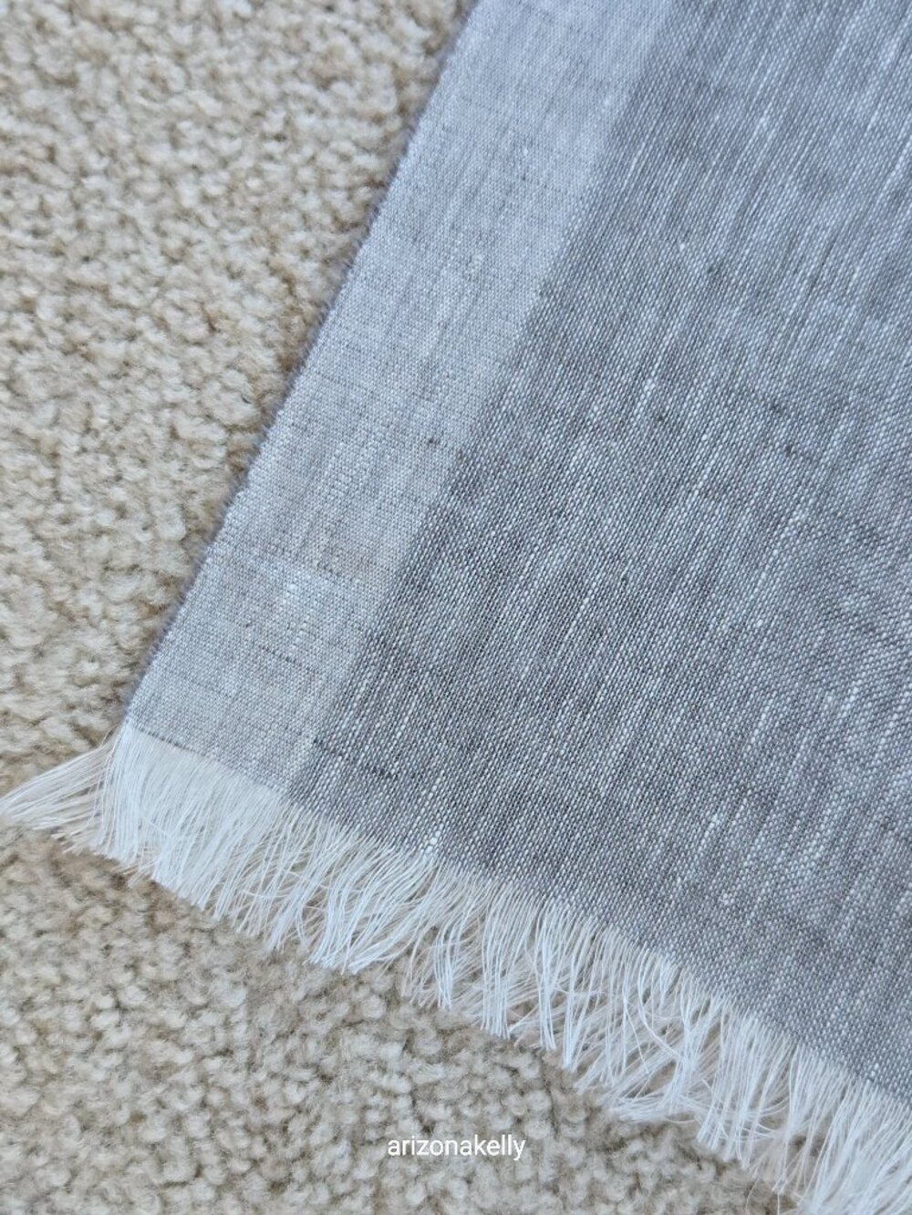 NWOT Linen Scarf Azalea Italy Bellagio - Picture 5 of 9